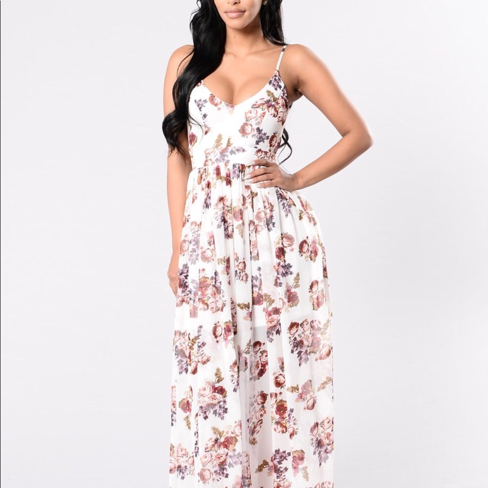 Floral maxi dress